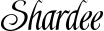 Shardee font