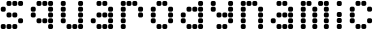 Squarodynamic font