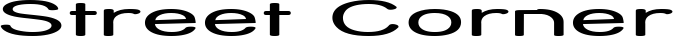 Street Corner font