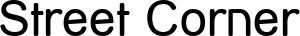 Street Corner font