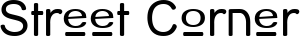 Street Corner font