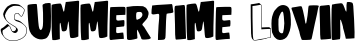 Summertime Lovin font