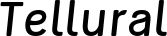 Tellural font