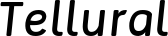 Tellural font