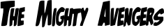 The Mighty Avengers font