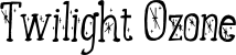 Twilight Ozone font