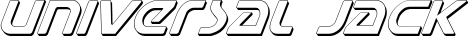 Universal Jack font