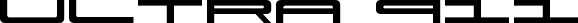 Ultra 911 font