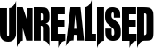 Unrealised font