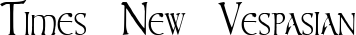 Times New Vespasian font