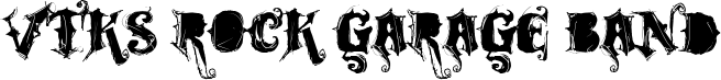 VTKS Rock Garage Band font