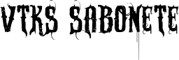 VTKS Sabonete font