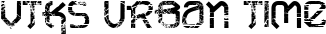 VTKS Urban Time font