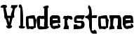 Vloderstone font