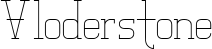 Vloderstone font