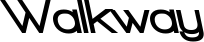 Walkway font