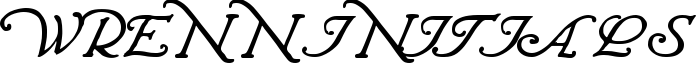WRENN INITIALS font
