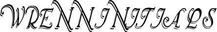 WRENN INITIALS font