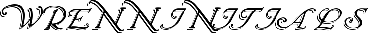 WRENN INITIALS font