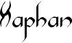 Xaphan font