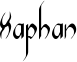 Xaphan font