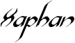 Xaphan font