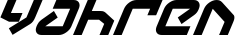 Yahren font