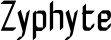 Zyphyte font