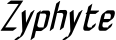 Zyphyte font