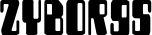 Zyborgs font