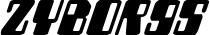 Zyborgs font
