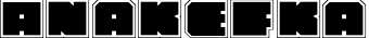 Anakefka font