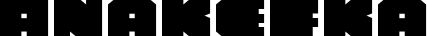 Anakefka font