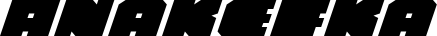 Anakefka font