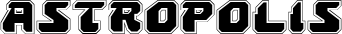 Astropolis font