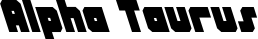 Alpha Taurus font