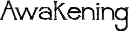 Awakening font