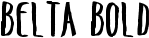 Belta Bold font