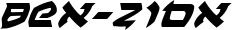 Ben-Zion font