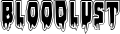 Bloodlust font