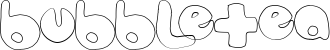 Bubbletea font