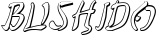 Bushido font