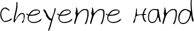 Cheyenne Hand font