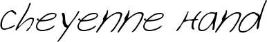 Cheyenne Hand font