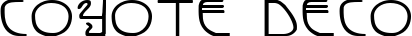 Coyote Deco font
