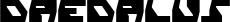 Daedalus font
