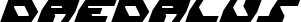Daedalus font