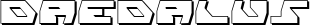 Daedalus font