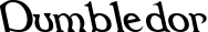 Dumbledor font