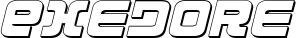 Exedore font